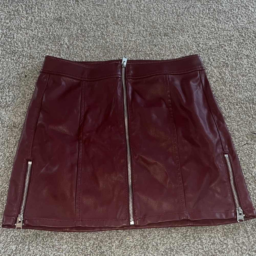 Leather Express Skirt